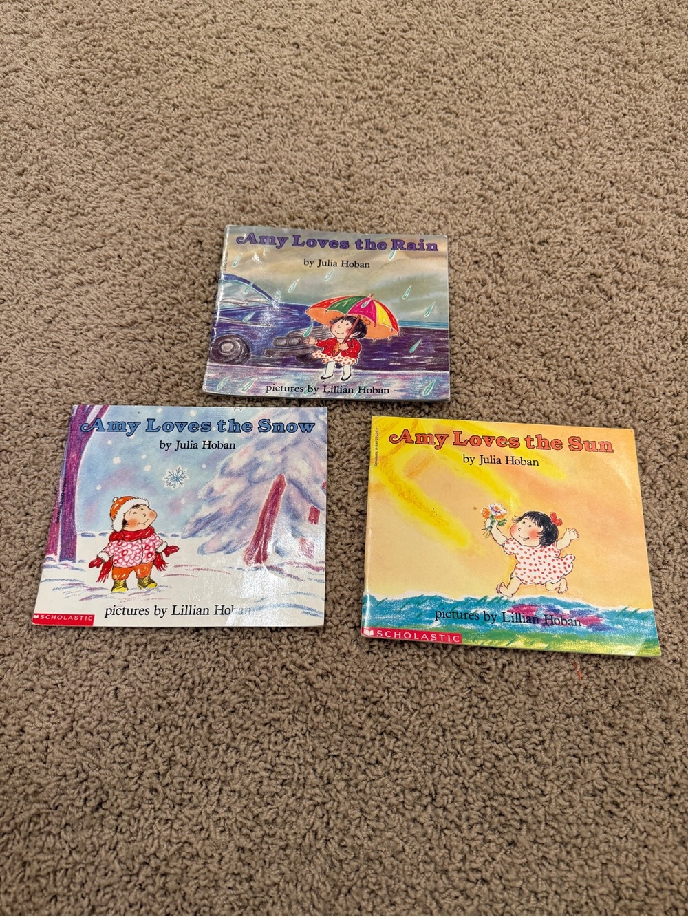 Amy Loves the Sun / Rain / Snow Children’s Book Set by Scholastic